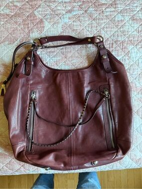 Gorgeous Italian Leather Bag, extra large.